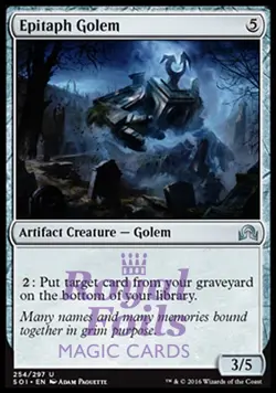 Epitaph Golem 2x FOIL SOI MTG Shadows Over Innistrad Uncommon MINT artifact - Image 1