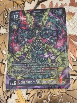 Digimon Card Game Ophanimon Falldown Mode Heroines 2 New Awakening BT8-082 - Image 1