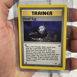 Pokemon Neo Discovery Trainer Card Vintage Fossil Egg 72/75 NM Near Mint Vtg TCG - Image 1