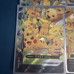 Pikachu V-Union [Set of 4] SWSH: Sword & Shield Promo Cards Holo - Image 5