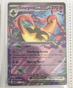 Gourgeist ex 041/086 Holo NM Pokemon Card ME04 Chaos Rising - Image 1