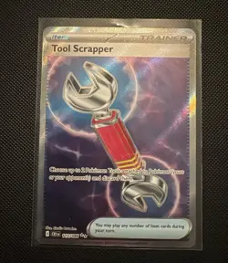 Tool Scrapper 115/086 UR Holo NM Pokemon Card ME04 Chaos Rising - Image 1