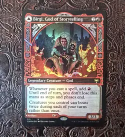 MTG | Birgi, God of Storytelling (311) | (Showcase) (Foil) | Kaldheim | NM - Image 1