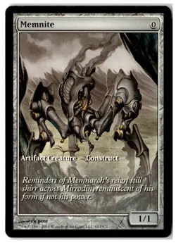 MTG Memnite - Game Day & Store Championship Promos Moderately Played English - Image 1