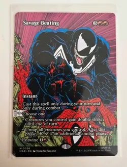 Savage Beating (Borderless) Marvel Universe Eternal-Legal Regular - Image 1