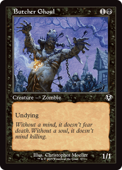 Butcher Ghoul (Retro Frame) [Innistrad Remastered] Magic MTG - Image 1