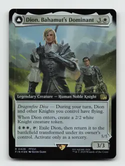 Dion, Bahamut's Dominant (Extended Art) R FINAL FANTASY 428 NMFoil - Image 1
