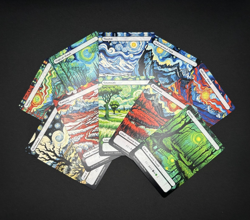Van Gogh Land Set - Duals and Fetches - Custom MTG - Van Gogh Style - All 20! - Image 1