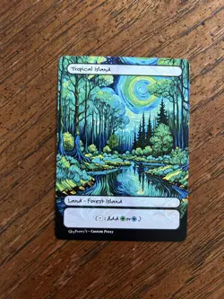 Van Gogh Land Set - Duals and Fetches - Custom MTG - Van Gogh Style - All 20! - Image 5
