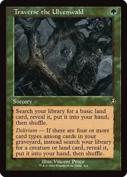 Traverse the Ulvenwald (Retro Frame) - INR - Rare - Magic MTG Pack Fresh - Image 1