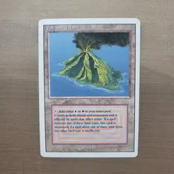 MTG Volcanic Island - Revised Edition - Lightly Played (LP) - Dual Land - 1994 - Image 2