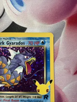 2021 Pokemon SWSH Celebrations Dark Gyarados Classic Collection #8/82 - Image 5