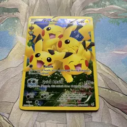 Pikachu Full Art Holo RC29/RC32 Pokemon XY: Generations Radiant Collection LPm - Image 2