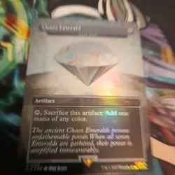 MTG Sonic Secret Lair Chaos Emerald (lotus Petal) White Foil M 7037 - Image 2