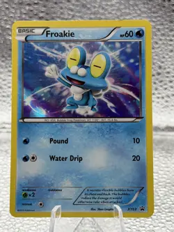 Pokemon TCG XY Froakie XY03 Black Star Promo Holo - Image 1