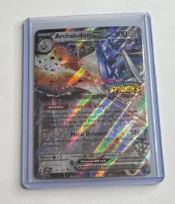 ARCHALUDON EX (SURGING SPARKS STAMPED) 130/191 POKEMON HOLO NM/M - Image 1