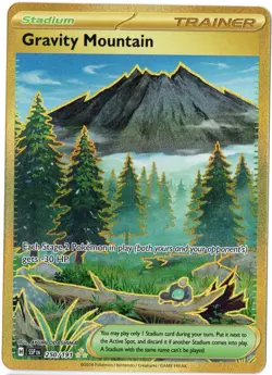 Pokemon Gravity Mountain 250/191 Hyper Rare Surging Sparks Pokemon Near Mint - Image 1