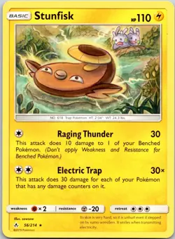STUNFISK - 56/214 Unbroken Bonds - POKEMON NM/M - Image 1