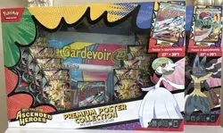 Pokemon TCG Mega Evolution—Ascended Heroes Premium Poster Box Lucario Gardevoir - Image 1