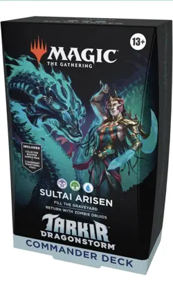 Magic The Gathering MTG Tarkir Dragonstorm Sultai Arisen Commander Deck New - Image 1