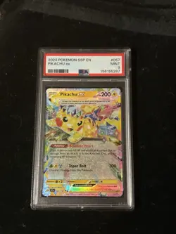 2024 POKEMON SSP EN PIKACHU EX PSA 9 #057 - Image 1