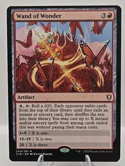 Wand of Wonder MTG Commander Legends: Battle for Baldur's Gate Regular - Image 1