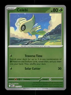 Celebi Reverse Holo Uncommon ME01: Mega Evolution 012/132 NM Pokemon - Image 1
