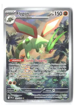 Flygon 101/094 Illustration Rare Phantasmal Flames Pokemon Near Mint - Image 1