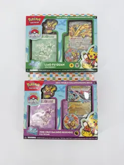 NEW Release Lot Of 2 Pokemon 2025 World Championship 2 Deck Set Factory Sealed - Image 1