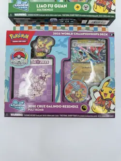 NEW Release Lot Of 2 Pokemon 2025 World Championship 2 Deck Set Factory Sealed - Image 2