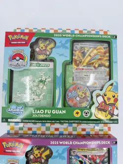 NEW Release Lot Of 2 Pokemon 2025 World Championship 2 Deck Set Factory Sealed - Image 3