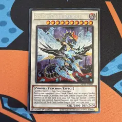 Red-Eyes Zombie Dragon Lord - Prismatic Secret Rare 1st Ed. MP23-EN083 NM YuGiOh - Image 1