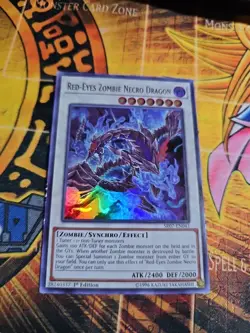 Red-Eyes Zombie Necro Dragon SR07-EN041 Zombie Horde 1st Edition - Image 1