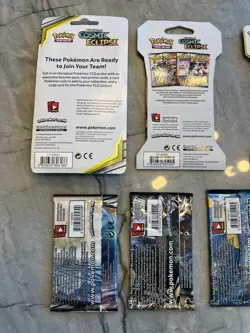 Pokemon Sun & Moon Booster Pack Lot - Cosmic Eclipse, Team Up and More! - Image 5