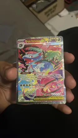 Pokemon TCG Mega Venusaur EX Card 177/132 Mega Evolution Sir - Image 1