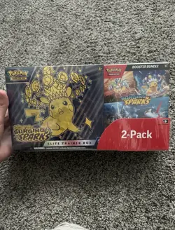 SEALED: Pokemon Surging Sparks Elite Trainer Box + Booster Bundle COSTCO 2-PACK - Image 3