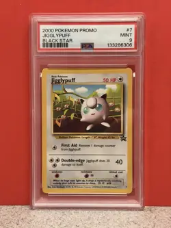Jigglypuff - Black Star Promo 7 - PSA Graded 9 MINT - Vintage Pokemon Card - Image 1