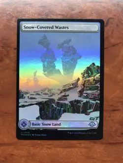 Snow-Covered Wastes Foil Extended MTG Magic Gathering Card NM Mint Modern MH3 - Image 1