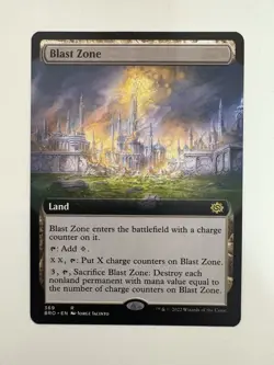 Blast Zone Borderless MTG Magic the Gathering Card NM Near Mint BRO - Image 1
