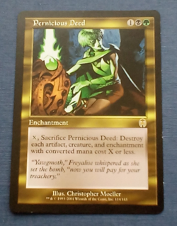 MTG Pernicious Deed (Apocalypse) Lightly Played - Image 1