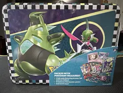 Pokemon TCG SCREAM TAIL & IRON VALIANT Collector Chest Tin Lunch Box New Sealed - Image 1