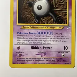 Unown [X] 30/105 Rare Neo Destiny Pokemon NM-LP - Image 3
