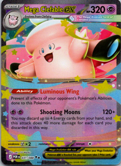Mega Clefable ex 031/088 Pokemon TCG: Perfect order NM - Image 1