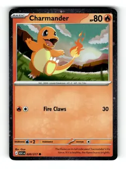 Pokemon TCG - Ascended Heroes - Charmander - 020/217 - Cosmos Holo Promo - Image 5