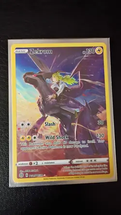 Pokemon Zekrom TG05/TG30 Brilliant Stars Ultra Rare Holo 130 HP - Image 1