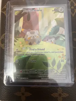 Togedemaru 104/094 Phantasmal Flames llustration Rare Pokemon TCG - Image 1