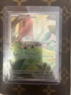 Togedemaru 104/094 Phantasmal Flames llustration Rare Pokemon TCG - Image 2