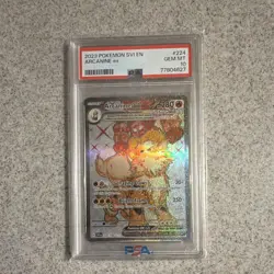 Arcanine ex SV01 Scarlet & Violet 224/198 Holo Full Art PSA 10 - Image 1