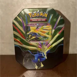 Pokemon Azure Legends Tin Xerneas ex 60ct Metal 2025 Multicolor Age 6+ - Image 1