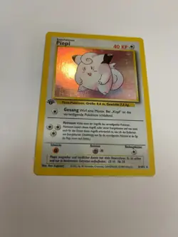 Piepi 1st Edition Base Set Rare Holo Pokemon Cards GERMAN (Clefairy) RARE - Image 3